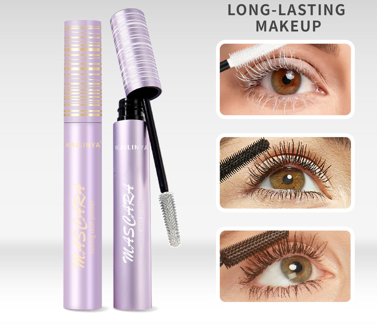 Best-selling Volumizing and Lengthening Mascara Base, Smudge-proof, Long-lasting, Waterproof, Lash-Extending
